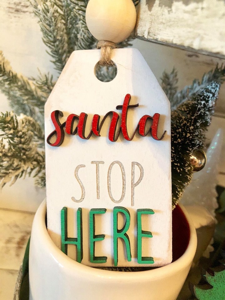 Christmas truck / Christmas tree sign / Christmas signs / 3D signs / merry Christmas/ tiered tray Decor / farmhouse trucks/ coffee bar
