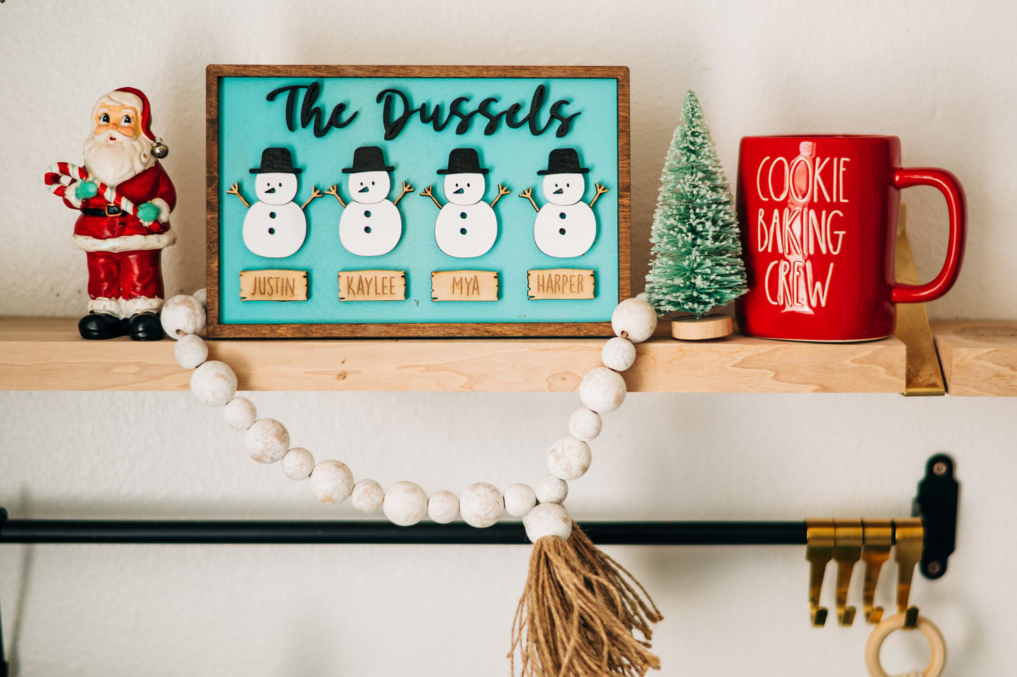 Snowman Family Decor - Winter Decor - Snowman Family Decorations - Personalized Snowman Decor - Winter wonderland Decor - Christmas decor