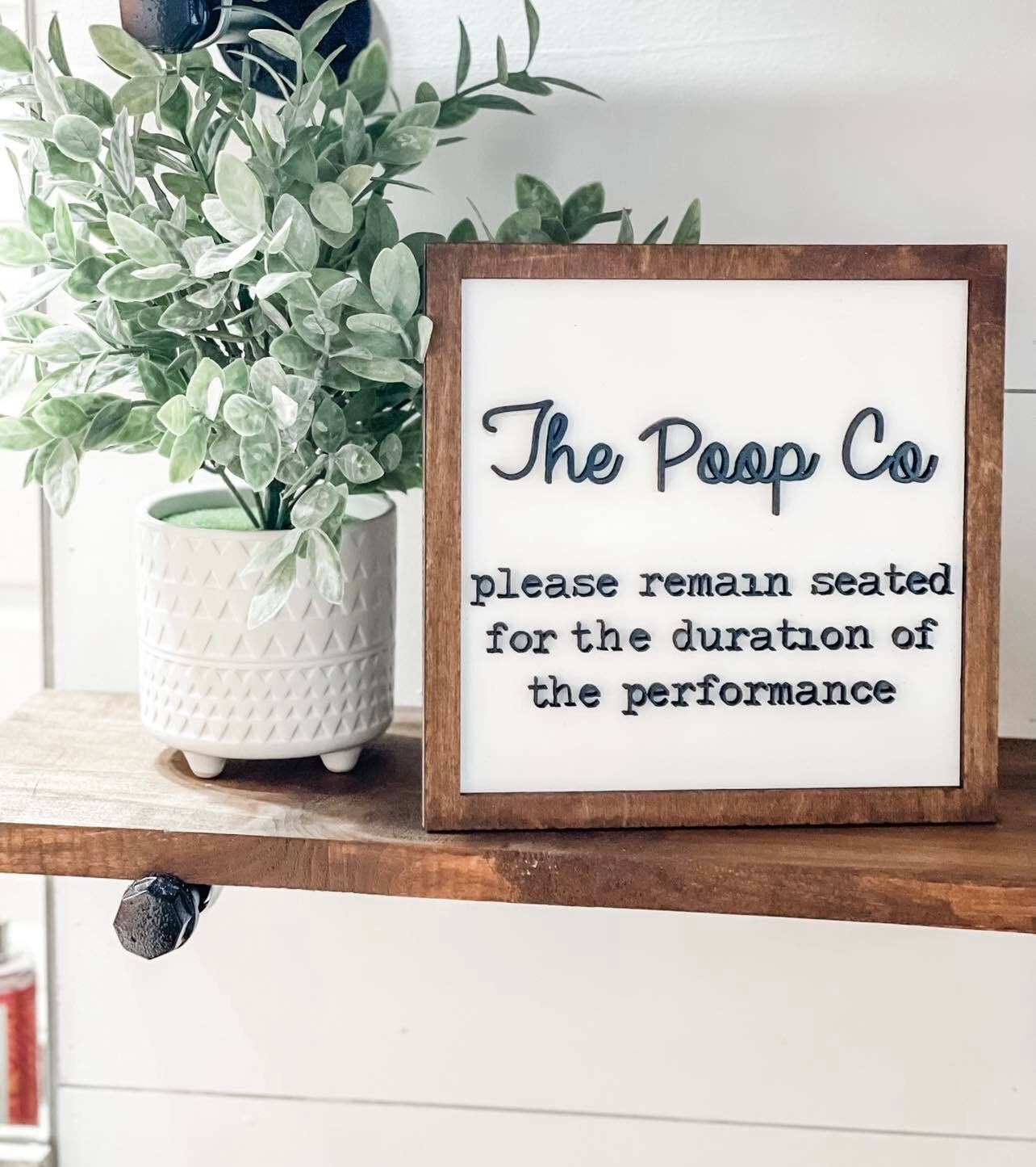Hello Sweet Cheeks - Framed Bathroom Signs - Funny Bathroom Shelf Signs - Funny Bathroom Decor - Funny Bathroom Art - Funny Bathroom Sayings