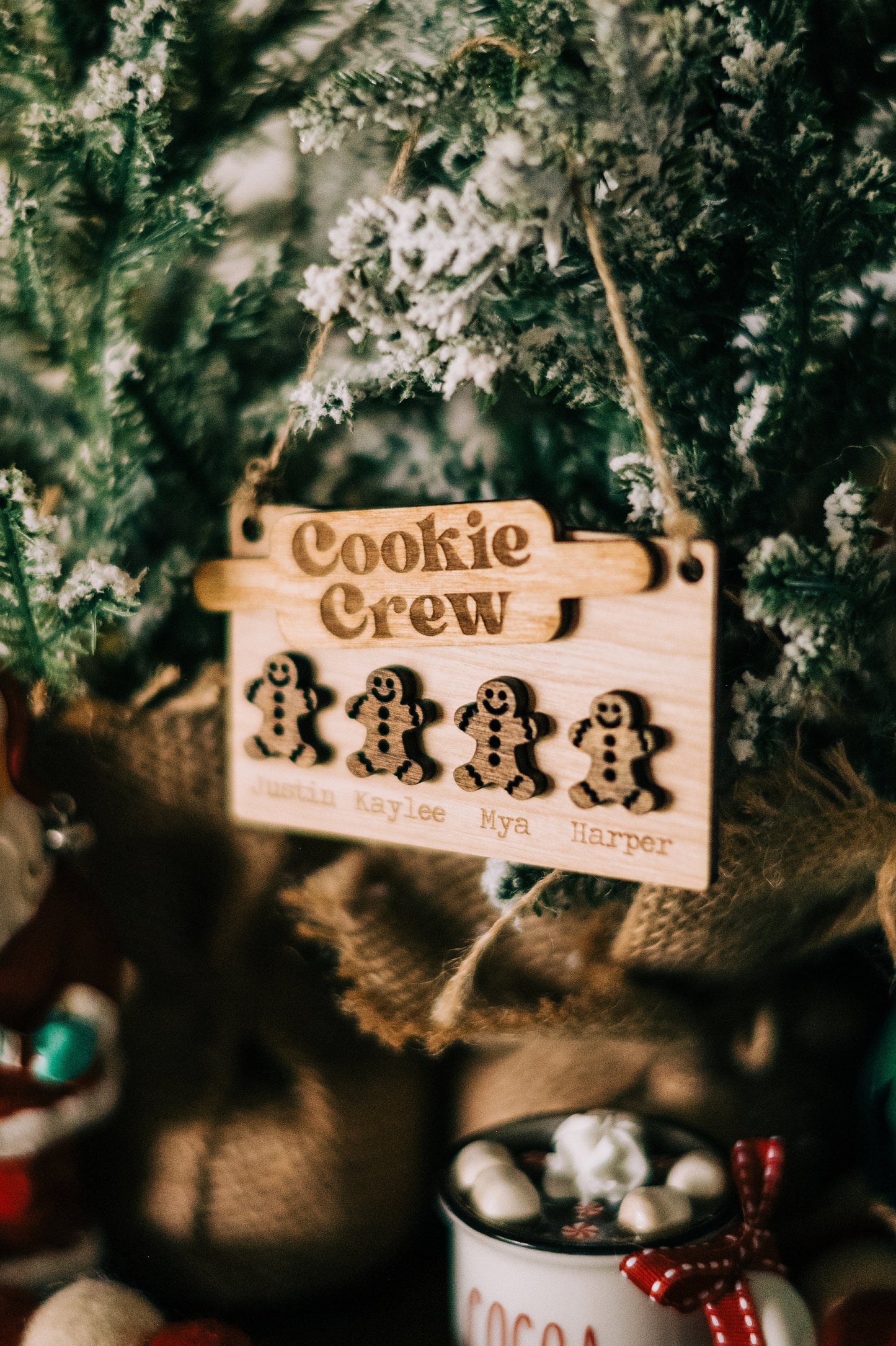 Family Ornament, Gingerbread Ornament, Gingerbread Family, Cookie Crew, Grandparent Ornament