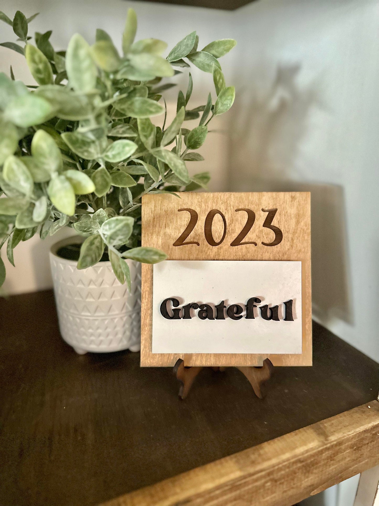 2024 Word of the year desktop sign - Word of the year desktop Sign - Word of the year art - Word of the year sign for desk