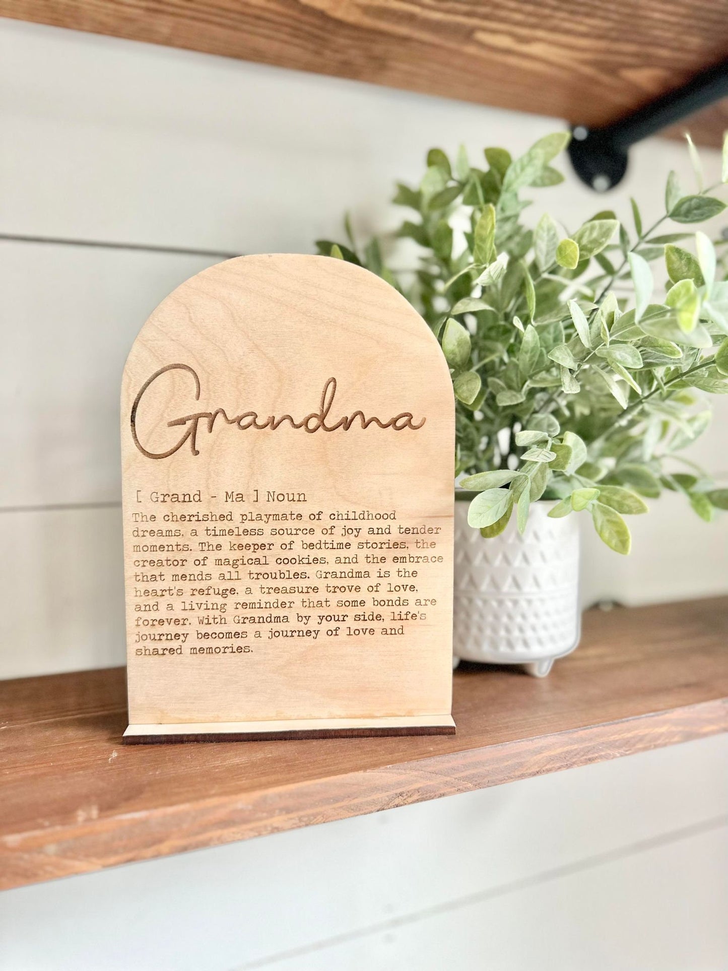 Grandma Definition Sign - Gifts for Grandma - Sign for Grandma - Grandma Definition shelf Sign - Grandma Christmas Gift - Birthday Gift