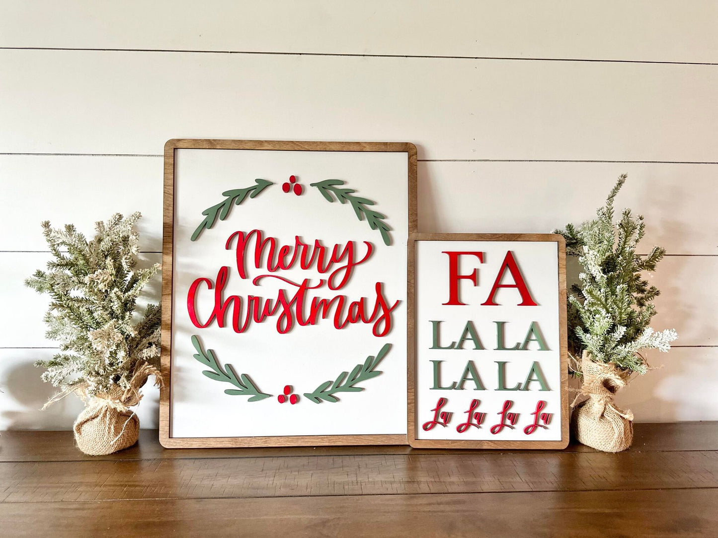 Farmhouse Christmas Signs, Christmas Mantel Sign, Christmas Wall Signs, Merry Christmas Signs, Farmhouse Christmas Decor