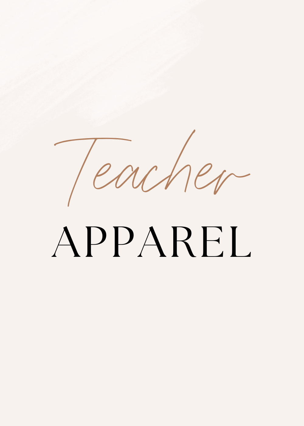 Teacher Apparel