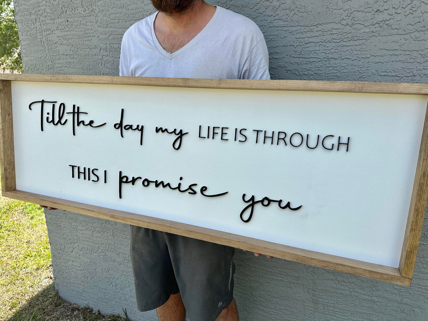 Wedding Song Framed Sign