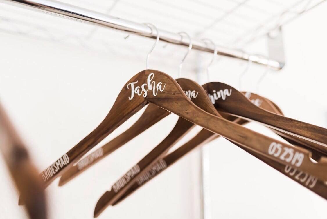 Personalized Bridesmaids Hanger, Bride Hanger, Maid of Honor Hanger, Matron of Honor Hanger, Mother of the Bride Hanger, Mother of groom