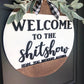 Welcome to the Shitshow | 3D Sign | Hope you brought alcohol |Funny Door Hanger |Shitshow Sign | Funny Farmhouse Door Hanger | multiple size