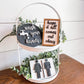 Bathroom Tiered Tray Set - Mini Bathroom Tiered Tray Set - Wash your hands Farmhouse Sign - Hope it all comes out okay - Boy|Girl Restroom