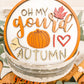 Thanksgiving Tiered Tray Set - Funny Thanksgiving Decor - Thankgiving Tiered Tray Signs - Gobble Till you wobble - Oh my gourd I love Autumn