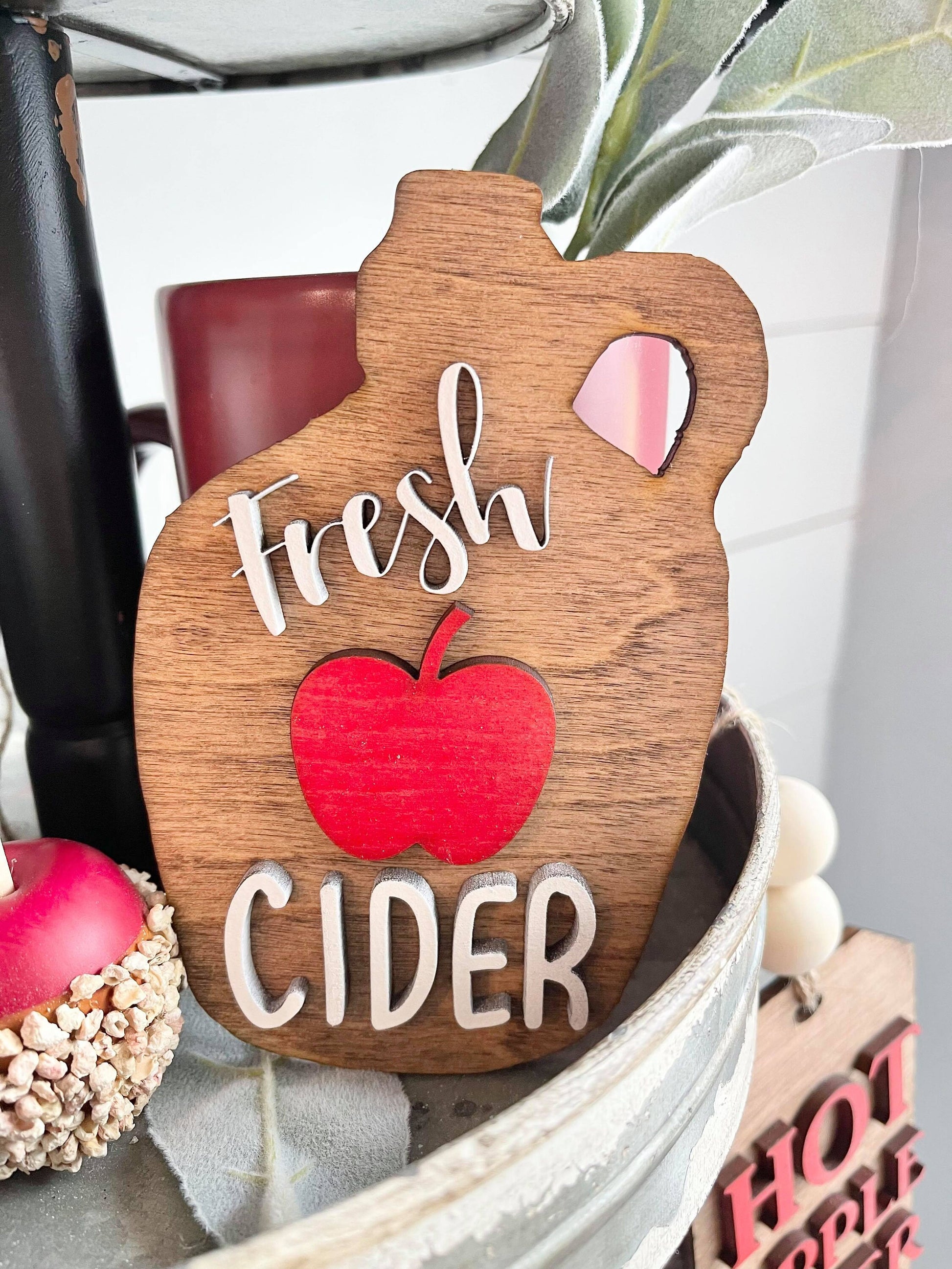 Apple Orchard Tiered Tray Decor - Apple Cider Tiered Tray Decor - Apple Picking Tiered Tray Decor - Fall Tiered Tray Decor - Rae Dunn Apple