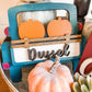 Fall Tiered Tray - Lets get Cozy Tiered Tray - Maroon and Teal Fall Tiered Tray - Pumpkin Truck Decor - Mushroom Fall Decor - Moody Fall Dec