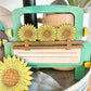 Sunflower Market Tiered Tray Set - Fall Sunflower Decor - Fall Sunflower Farm Decor - Sunflower Signs - Sunflower Tiered Tray - Farmhouse