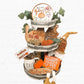 Thanksgiving Tiered Tray Set - Funny Thanksgiving Decor - Thankgiving Tiered Tray Signs - Gobble Till you wobble - Oh my gourd I love Autumn