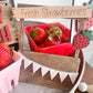 Strawberry Tiered Tray - Strawberry Decor - Strawberry Signs - Farm Fresh Strawberries - Strawberry Party Decorations - Strawberry Stands