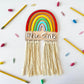 Teacher Name Sign, Rainbow, Teacher Appreciation Gift Personalized, Preschool Teacher,