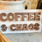 Coffee Bar Tiered Tray - Coffee Tiered Tray - Coffee Bar Decor - Coffee Tiered Tray Decor Bundle - Coffee Signs - Coffee Signs for Kitchen