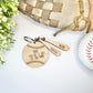 Dad you hit it out of the park - Fathers Day Keychain- Fathers Day Gift - Gifts for Dad - Gifts for Dad from Kids - Baseball Dad Gift - Gift