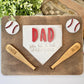 Dad you hit it out of the park - Fathers Day Sign - Fathers Day Gift - Gifts for Dad - Gifts for Dad from Kids - Baseball Dad Gift - Basebal