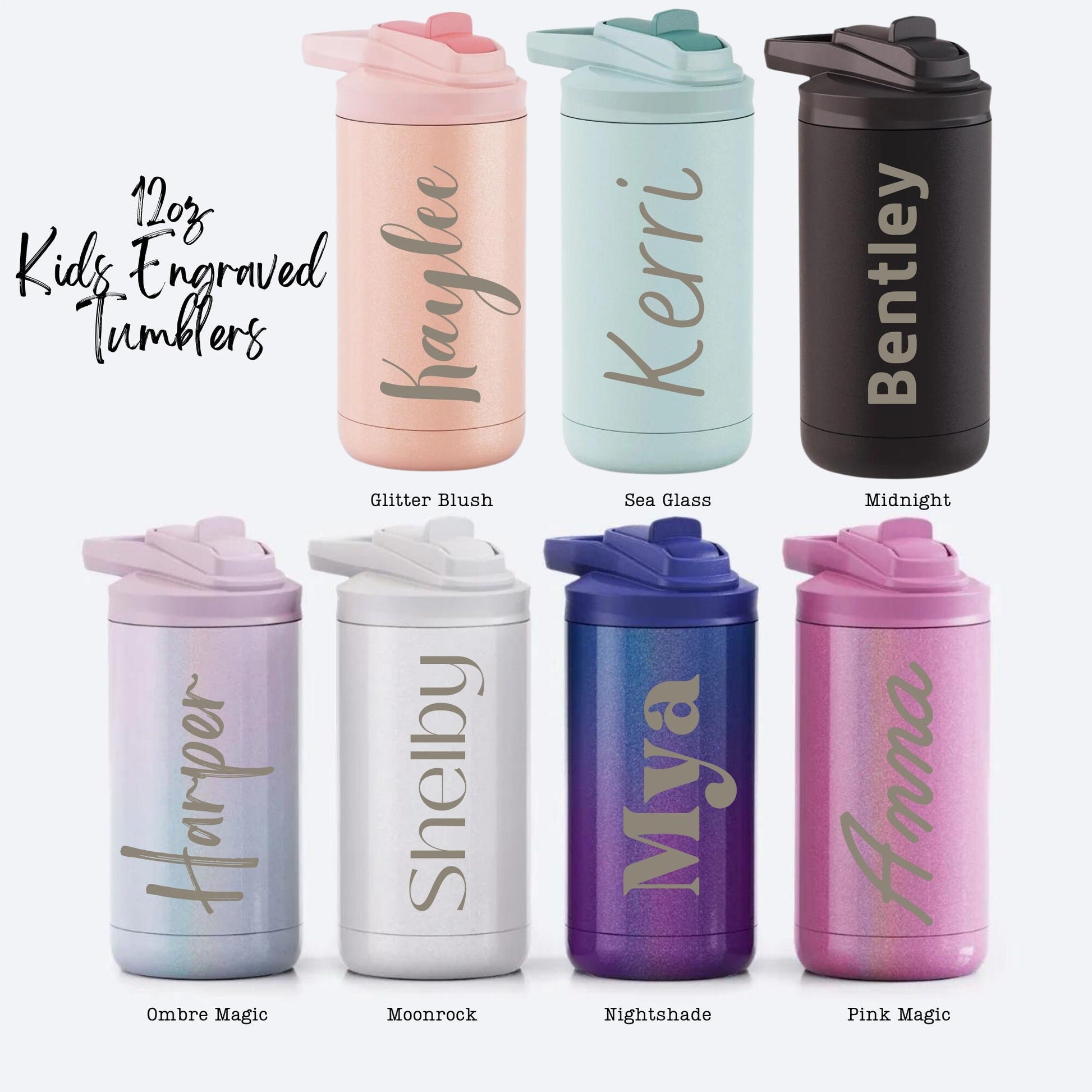 Back to School Tumblers for Kids - Personalized Kids Tumblers - Kids Water Bottle - Water bottle for School - Stainless Steel Tumblers Kids