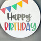 Happy Birthday Door Hanger - Birthday Banner Door Hanger - Birthday Door Sign - Birthday Door Decor - Birthday Door Banner - Birthday Signs