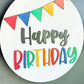 Happy Birthday Door Hanger - Birthday Banner Door Hanger - Birthday Door Sign - Birthday Door Decor - Birthday Door Banner - Birthday Signs