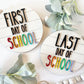 First or Last Day of School Shiplap Signs - Kids First Day of School Sign - School Photos - Back to School Signs - First and Last day Signs