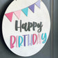 Happy Birthday Door Hanger - Birthday Banner Door Hanger - Birthday Door Sign - Birthday Door Decor - Birthday Door Banner - Birthday Signs