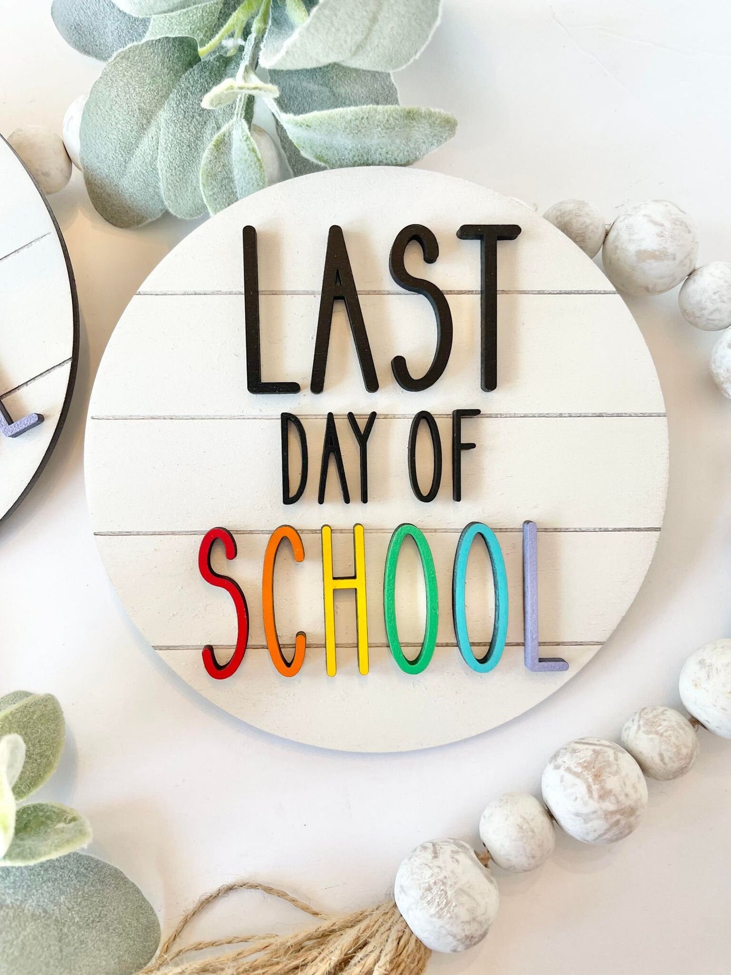 First or Last Day of School Shiplap Signs - Kids First Day of School Sign - School Photos - Back to School Signs - First and Last day Signs