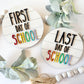 First or Last Day of School Shiplap Signs - Kids First Day of School Sign - School Photos - Back to School Signs - First and Last day Signs