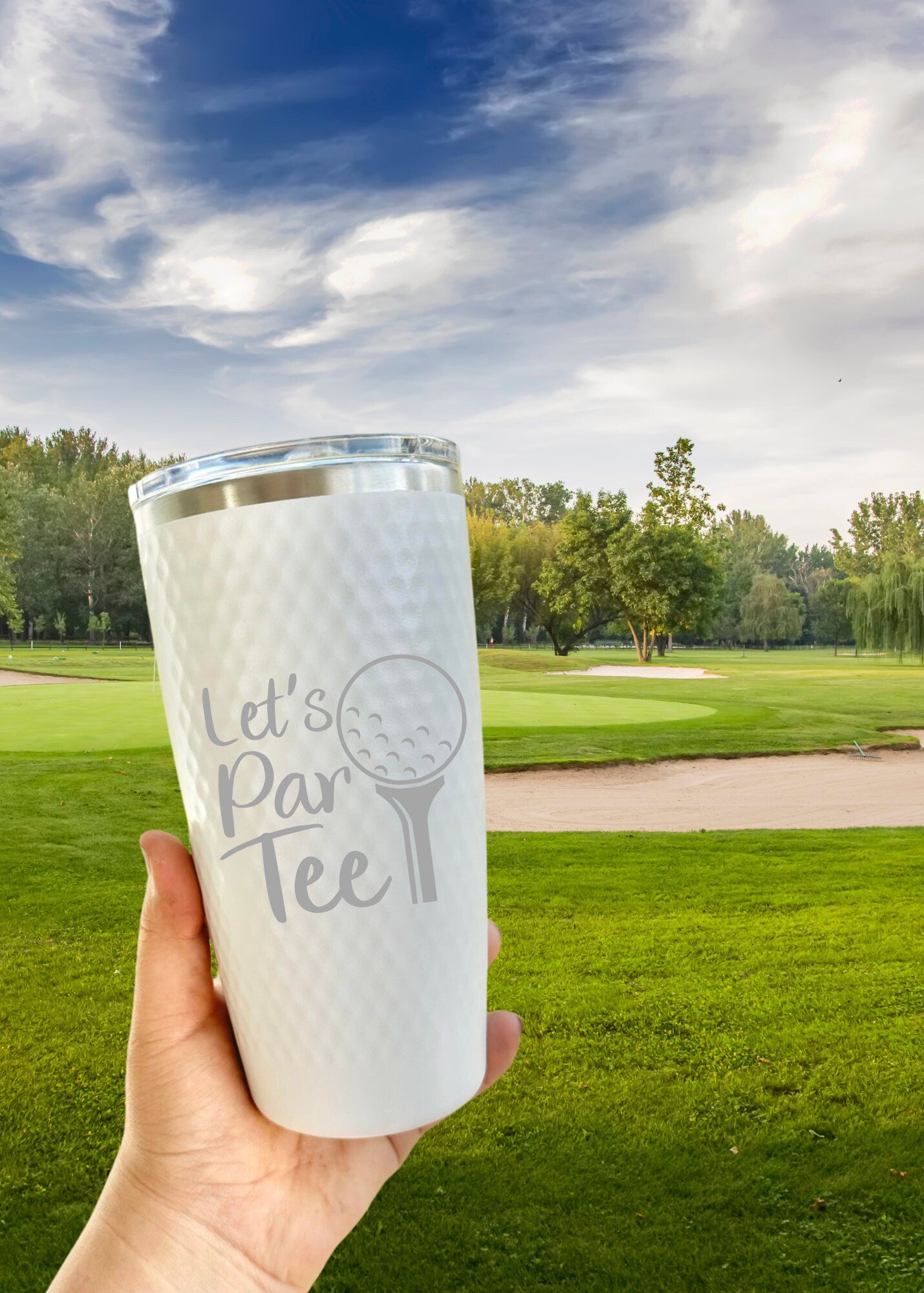 Golf Ball Tumbler - Funny Golf Tumblers for Guys - Gifts for Him - Gifts for Golfers - Gifts under 30 - Funny Puns for Men