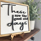 These are the good old days - family farmhouse signs - signs for families - shelf signs for living room - Farmhouse signs - Farmhouse Decor