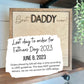 Best Daddy Ever - Hands down! Hand print sign, Personalized Father's day Handprint Sign - Gifts for Dads - Father's day handprint 2024