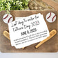 Dad you hit it out of the park - Fathers Day Sign - Fathers Day Gift - Gifts for Dad - Gifts for Dad from Kids - Baseball Dad Gift - Basebal