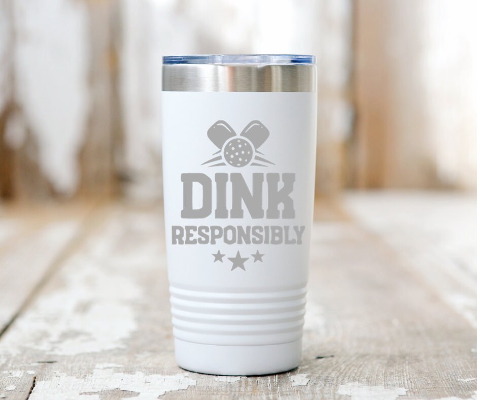 Pickleball, Pickleball Gifts, Pickleball Tumbler, Pickleball Christmas, Christmas Gifts, Dink Responsibility