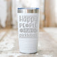 Happy People Play Pickleball - Tumbler - 20oz Pickleball Tumbler - Funny Pickleball Gifts for Him or Her - Pickleball Christmas Gift