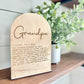 Grandpa Definition Sign - Gifts for Granpma - Sign for Grandpa - Grandpa Definition shelf Sign - Grandpa Christmas Gift - Birthday Gift