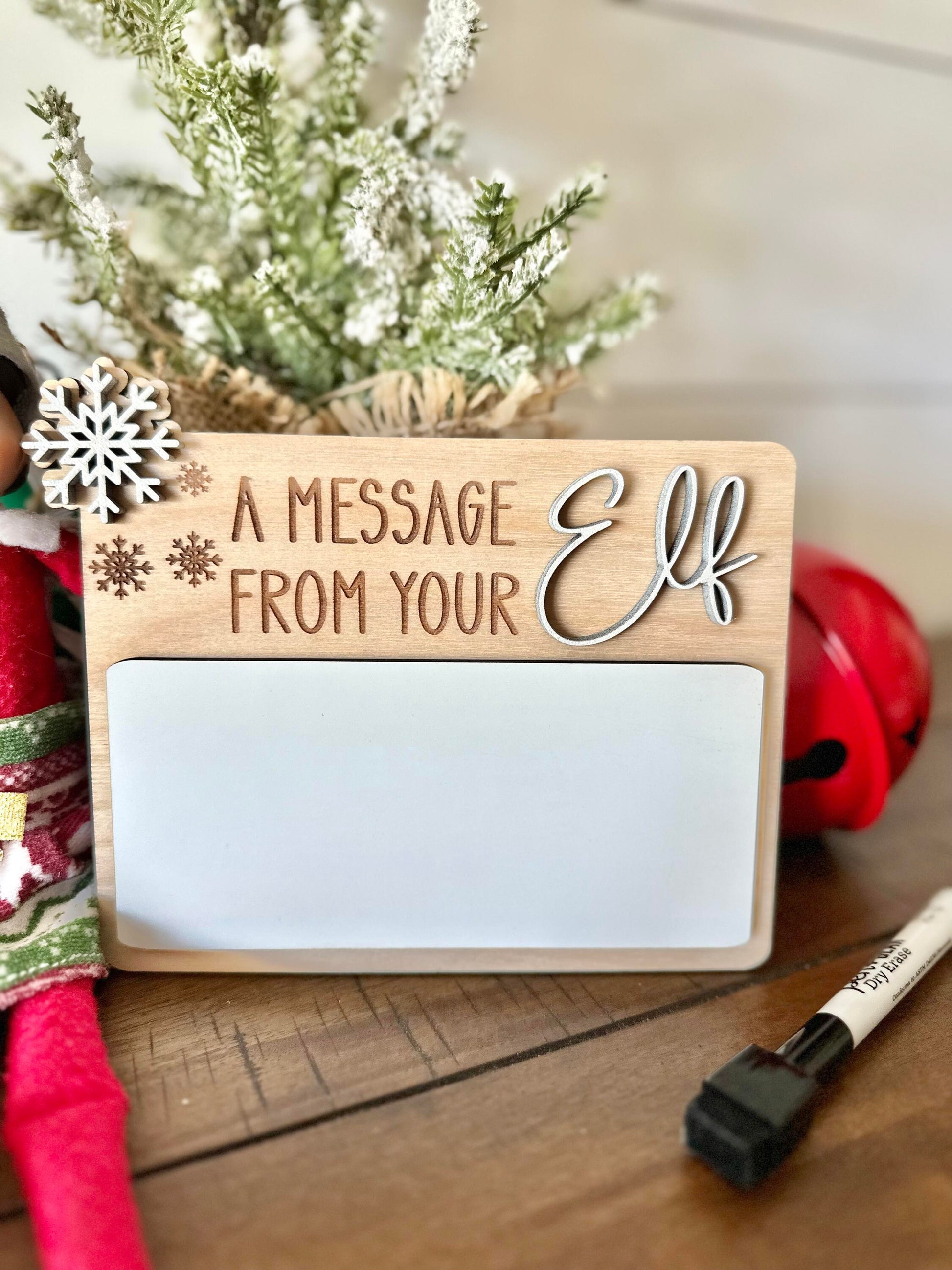 Message from your Elf, Elf Message board, Christmas Elf, Elf Accessories