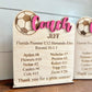 Personalized Soccer Coach Sign, Gift for Coaches, End of Season Coach Gift