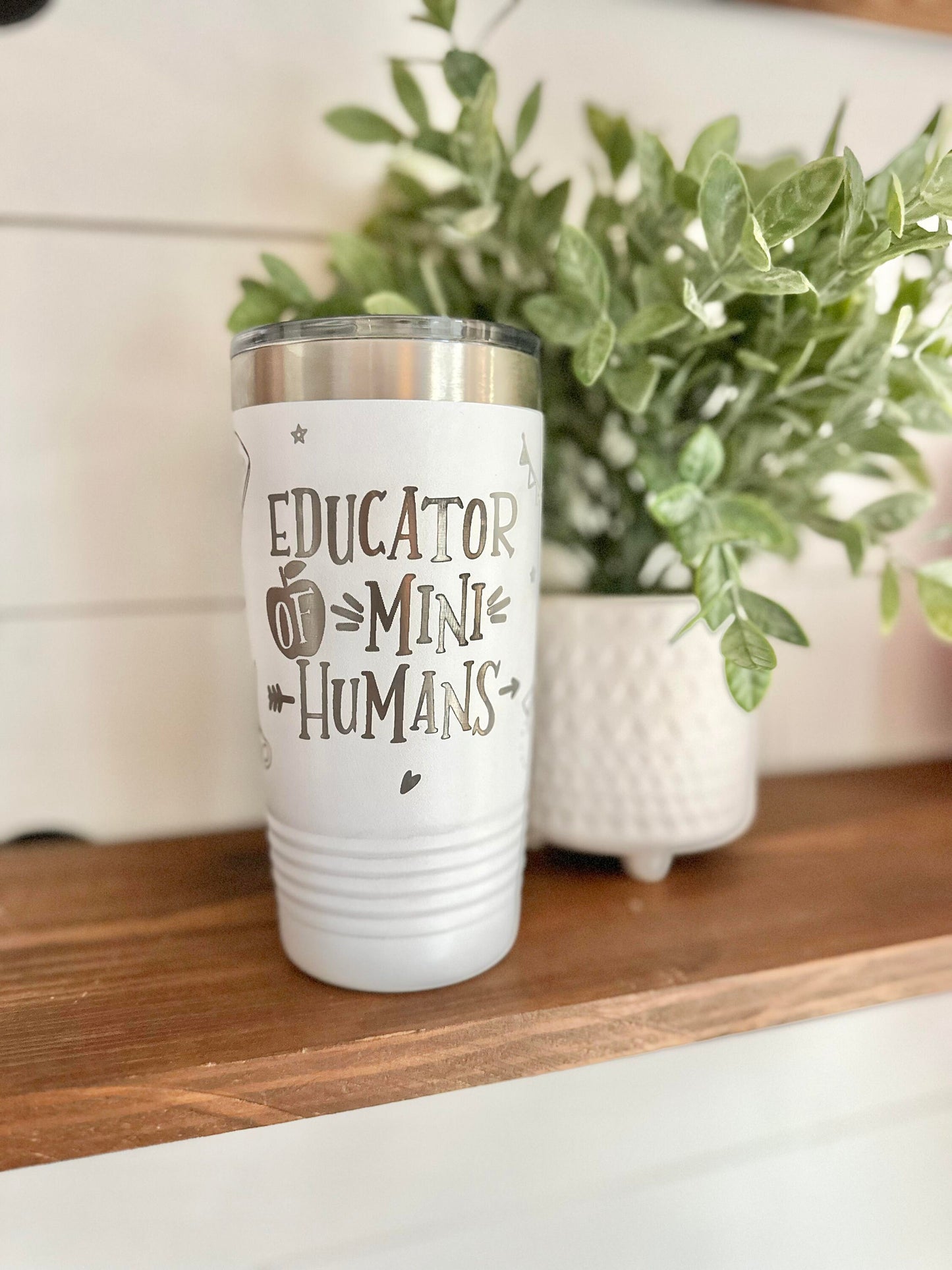 Teacher Tumbler, Educator of Mini Humans Teacher Tumbler, Teacher Gift, Teacher Appreciation