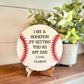 We Hit a Home Run Having You as Our Dad - Baseball Sign for Dads - Father's Day Gift - Gifts for Dads - Sports Dad Gift - Dad Gift