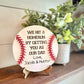 We Hit a Home Run Having You as Our Dad - Baseball Sign for Dads - Father's Day Gift - Gifts for Dads - Sports Dad Gift - Dad Gift