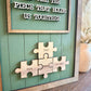 Personalized Mother's Day Puzzle Sign, Gifts for Mom, You are the piece that holds us together, Mother's Day Gift