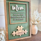 Personalized Mother's Day Puzzle Sign, Gifts for Mom, You are the piece that holds us together, Mother's Day Gift