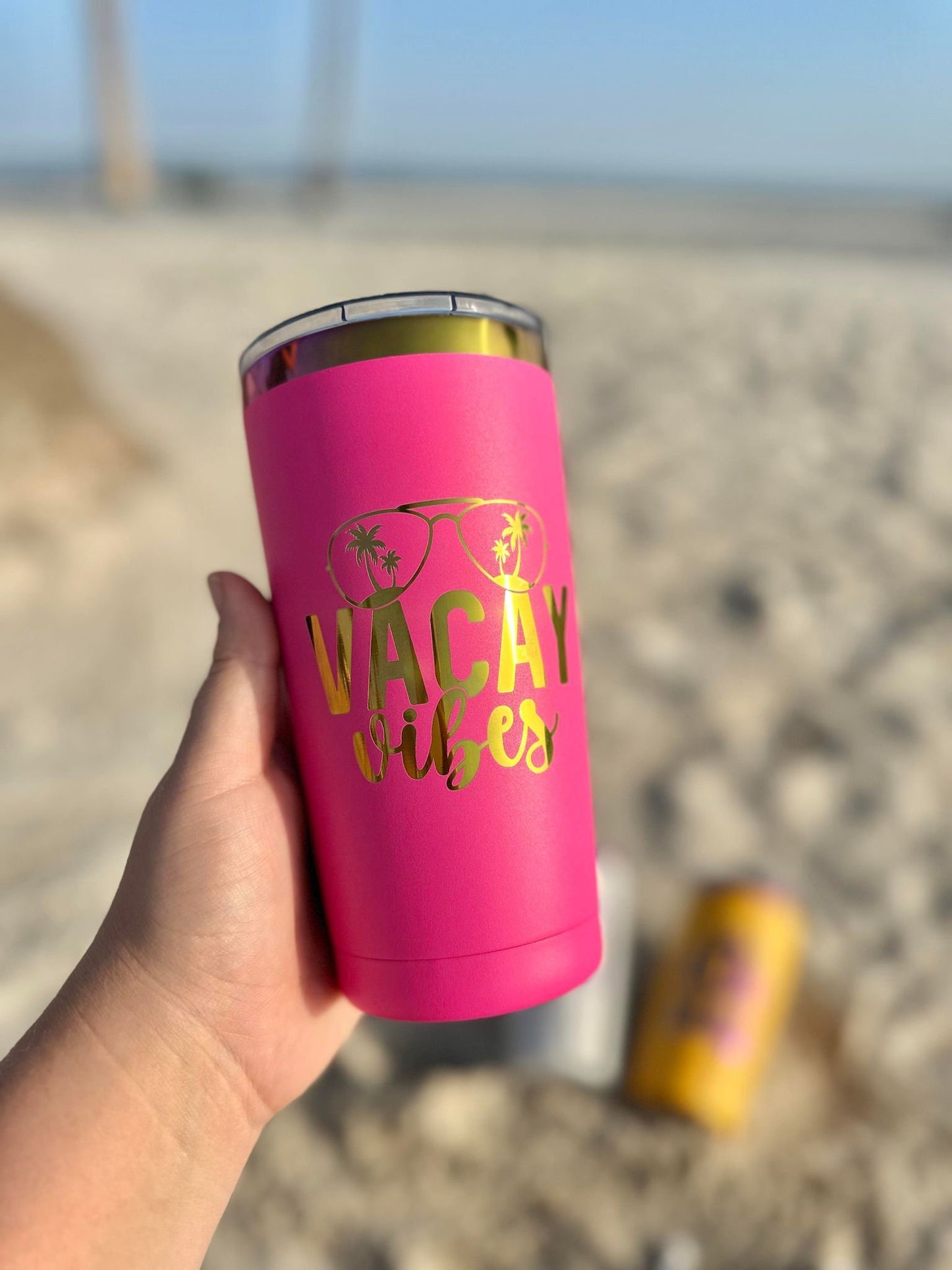 Personalized Beach Tumbler, Vacation Tumbler, Summer Tumblers